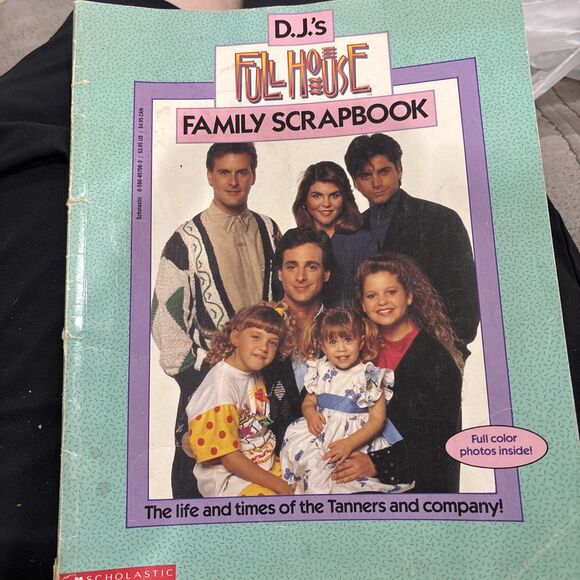 Other - D.J.'S Full House Family Scrapbook 1992 1st Paperback Scholastic Candace Bure